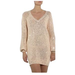 Stella McCartney Sequin Sweater Dress IT38 Worn Serena Gossip Girl $3,200 Retail